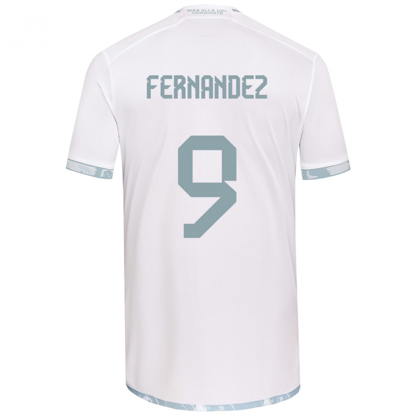 Pánské Leandro Fernández #9 Bílá Šedá Daleko Hráčské Dresy 2024/25 Dres