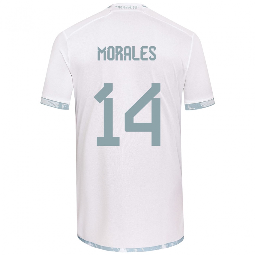 Pánské Marcelo Morales #14 Bílá Šedá Daleko Hráčské Dresy 2024/25 Dres