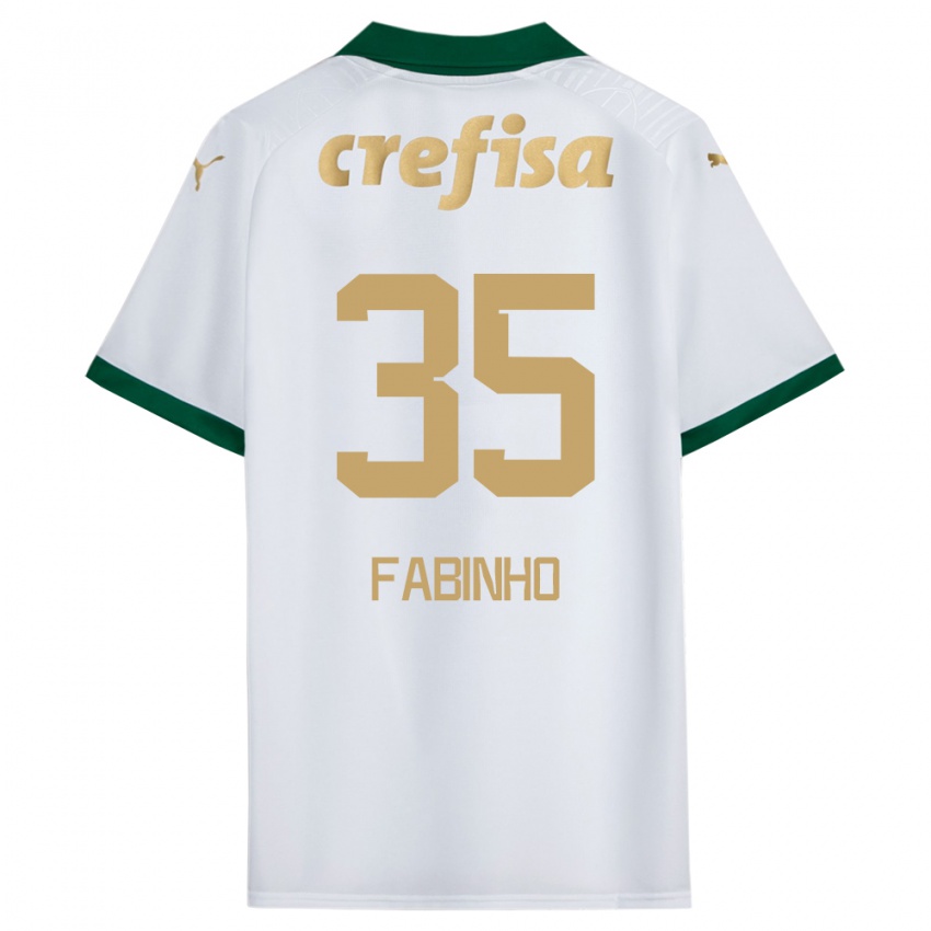 Pánské Fabinho #35 Bílá Zelená Daleko Hráčské Dresy 2024/25 Dres