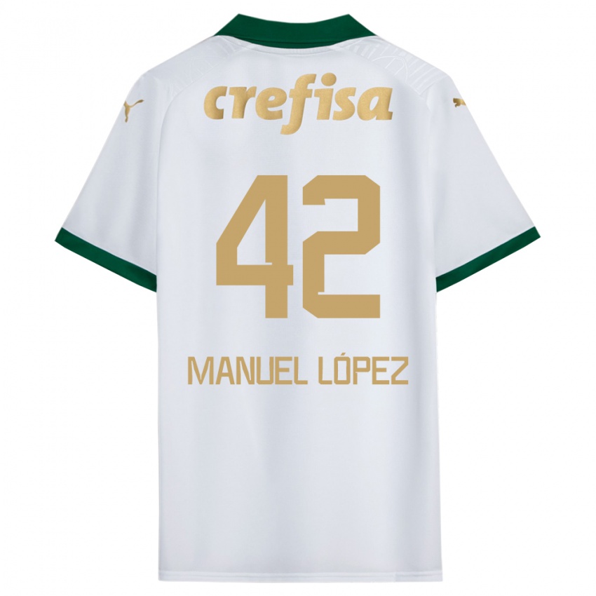 Pánské José Manuel López #42 Bílá Zelená Daleko Hráčské Dresy 2024/25 Dres