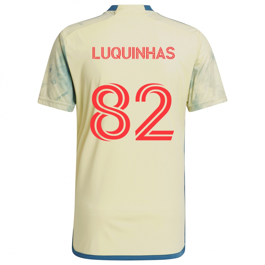 Dámské Luquinhas #82 Žlutá Červená Modrá Domů Hráčské Dresy 2024/25 Dres