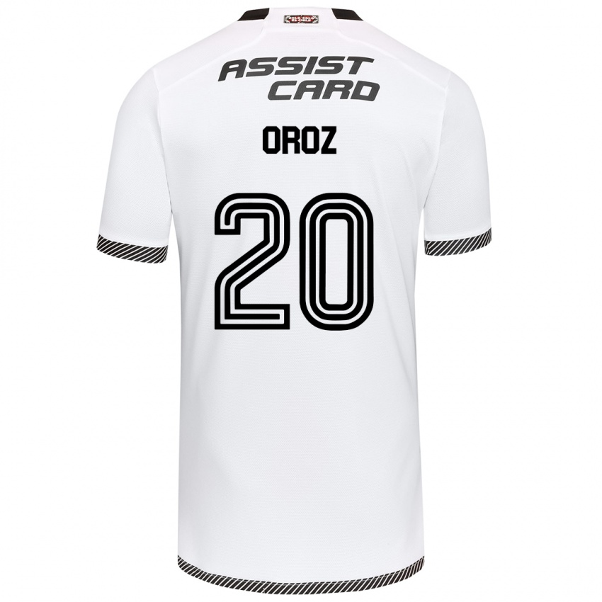 Dámské Alexander Oroz #20 Bílý Černý Domů Hráčské Dresy 2024/25 Dres