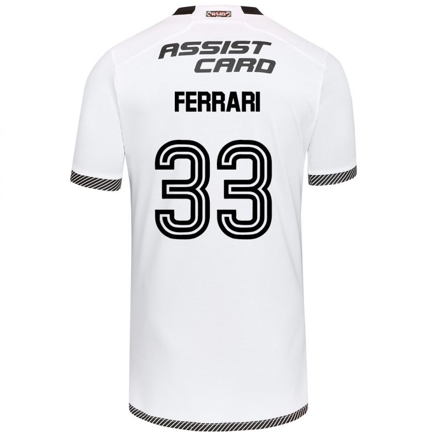 Dámské Matías Ferrari #33 Bílý Černý Domů Hráčské Dresy 2024/25 Dres