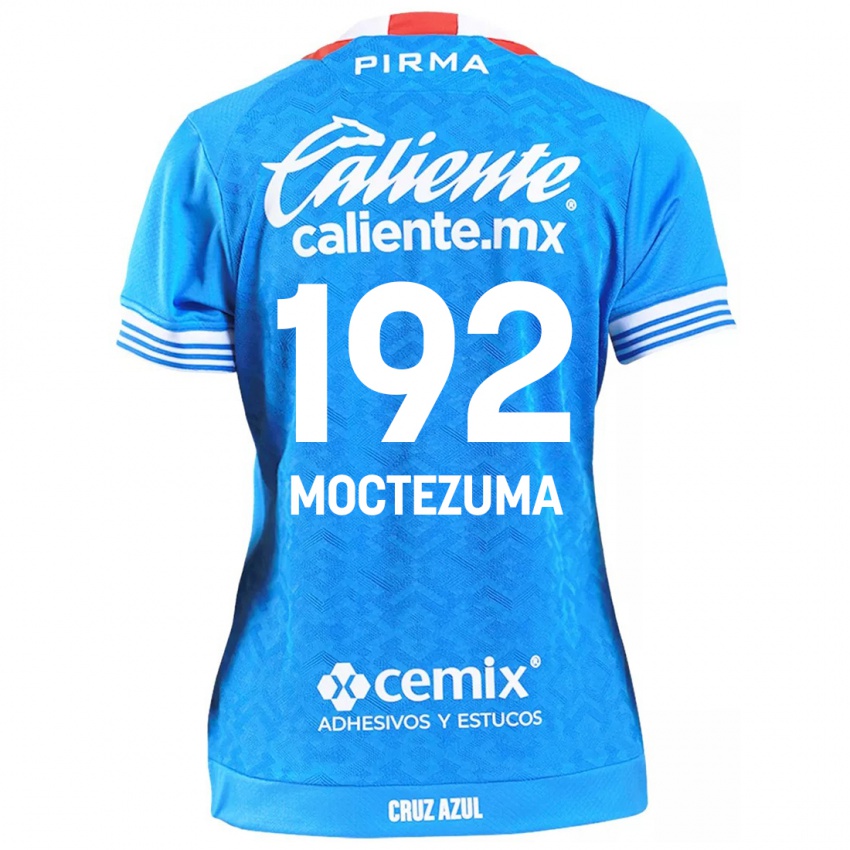 Dětské Brayan Moctezuma #192 Modrá Obloha Domů Hráčské Dresy 2024/25 Dres