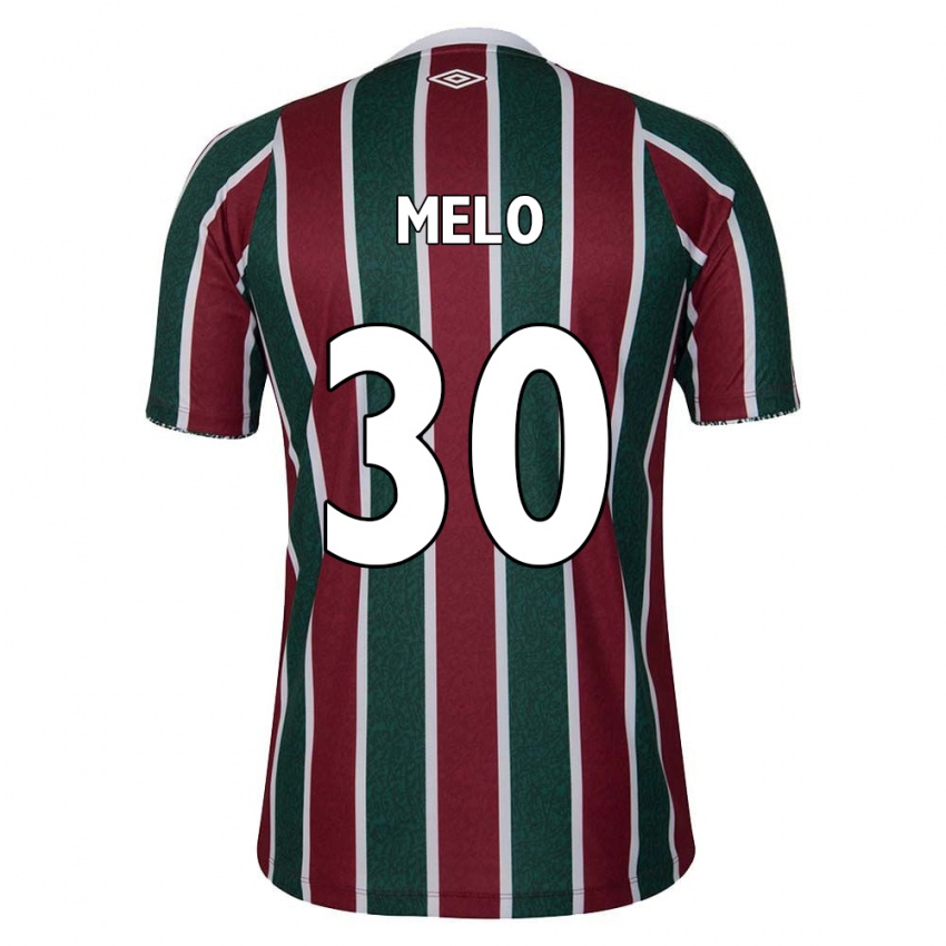 Dětské Felipe Melo #30 Zelená Kaštanově Bílá Domů Hráčské Dresy 2024/25 Dres