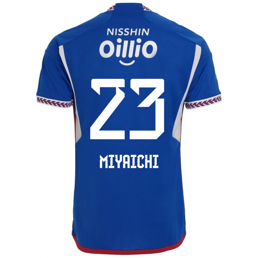 Dětské Ryo Miyaichi #23 Modrá Bílá Červená Domů Hráčské Dresy 2024/25 Dres