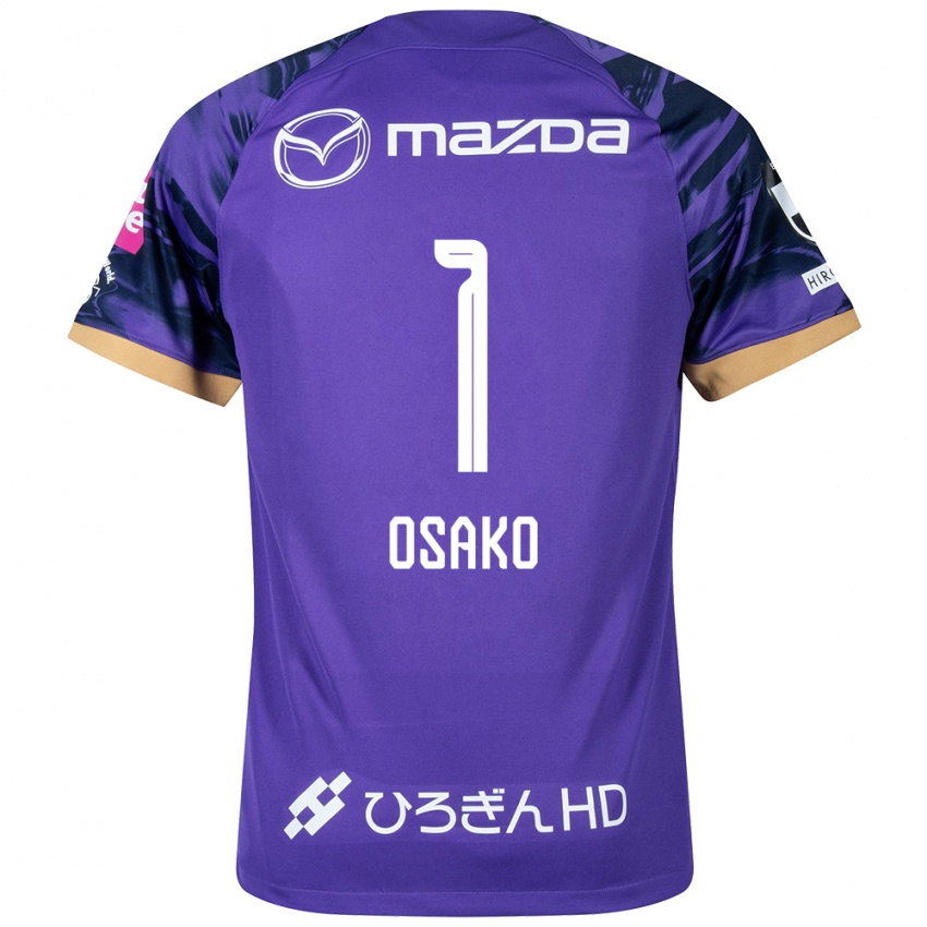 Dětské Keisuke Osako #1 Fialová Bílá Domů Hráčské Dresy 2024/25 Dres