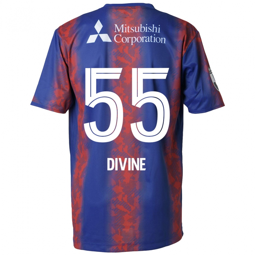 Dětské Divine Chinedu Otani #55 Modrá Červená Domů Hráčské Dresy 2024/25 Dres