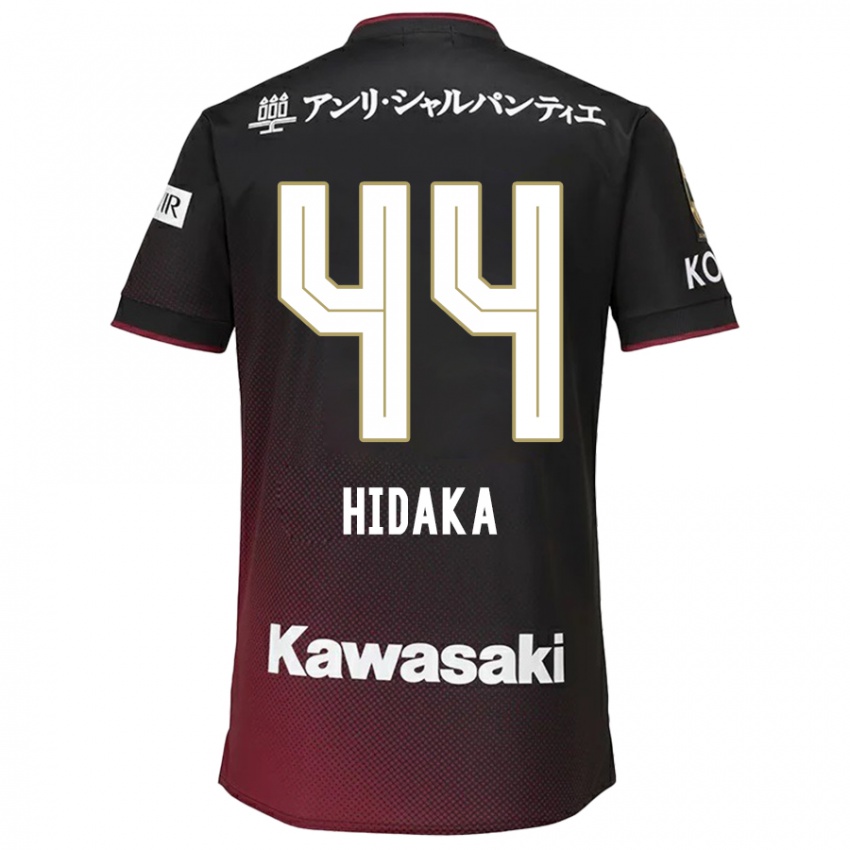 Dětské Mitsuki Hidaka #44 Černá Červená Domů Hráčské Dresy 2024/25 Dres