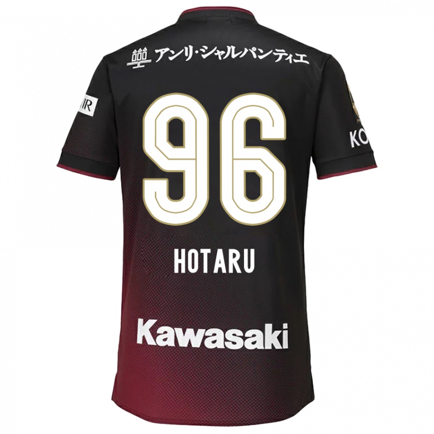 Dětské Hotaru Yamaguchi #96 Černá Červená Domů Hráčské Dresy 2024/25 Dres