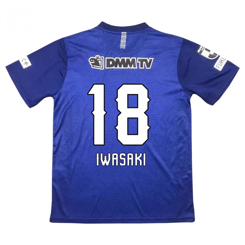 Dětské Yuto Iwasaki #18 Tmavě Modrá Domů Hráčské Dresy 2024/25 Dres