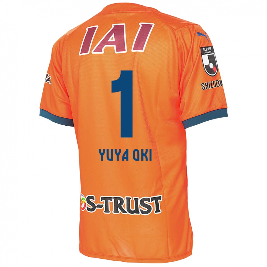 Dětské Yuya Oki #1 Oranžová Modrá Domů Hráčské Dresy 2024/25 Dres