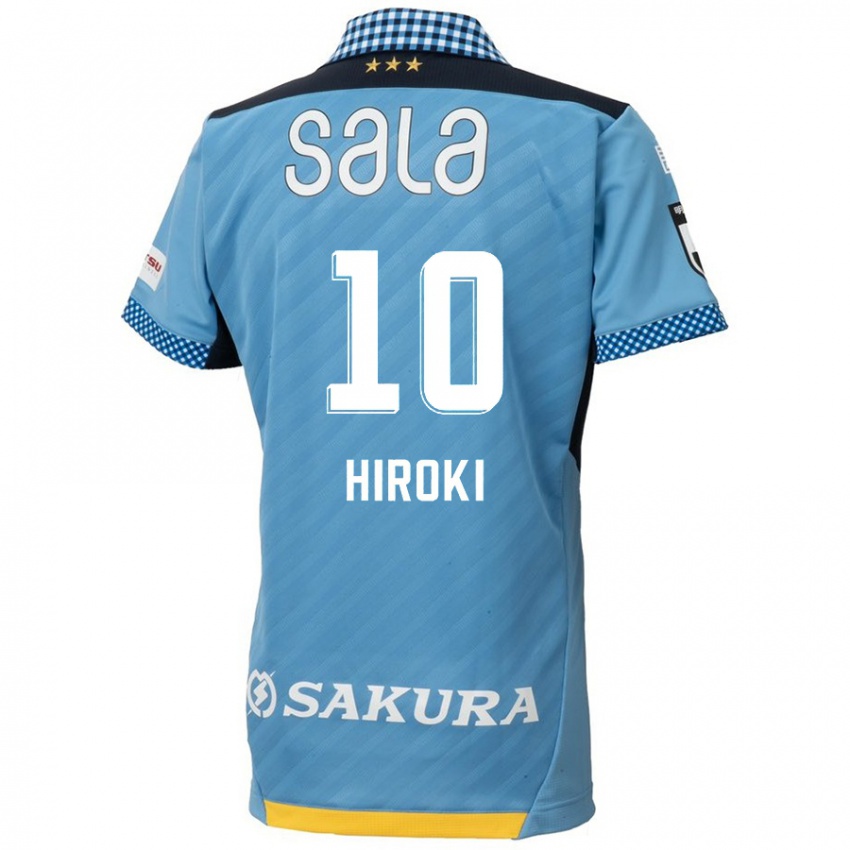 Dětské Hiroki Yamada #10 Modrá Černá Domů Hráčské Dresy 2024/25 Dres