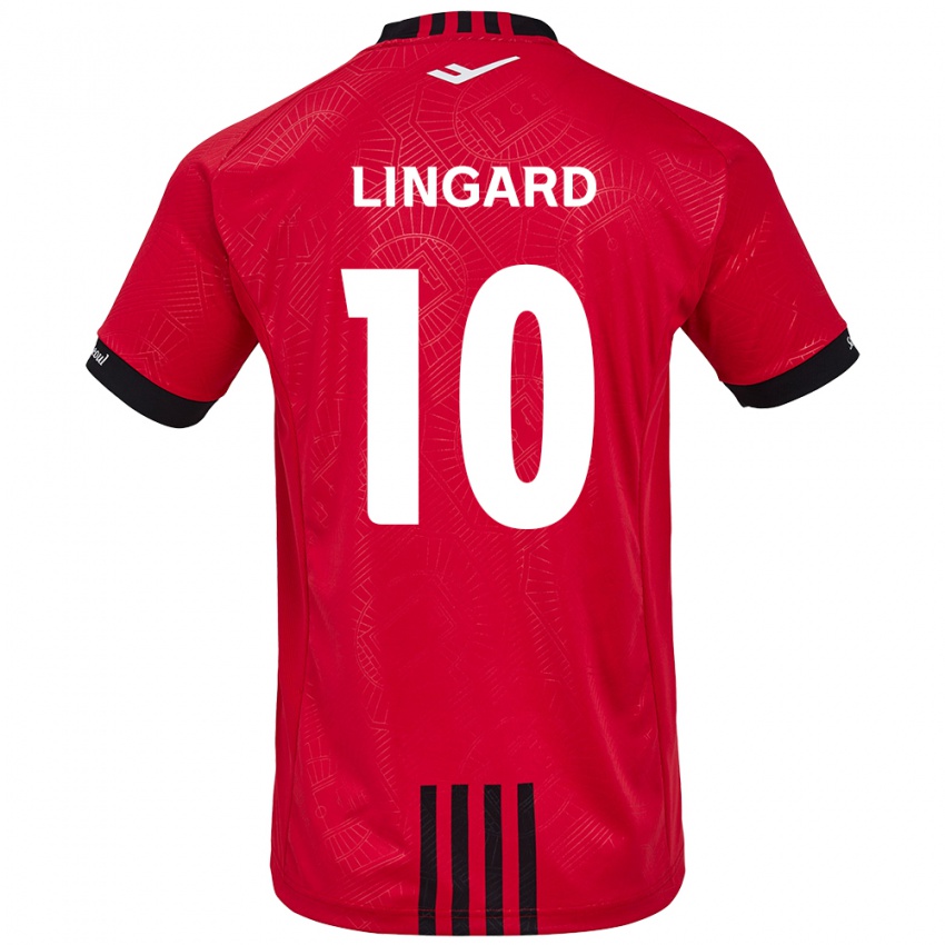 Dětské Jesse Lingard #10 Červená Černá Domů Hráčské Dresy 2024/25 Dres