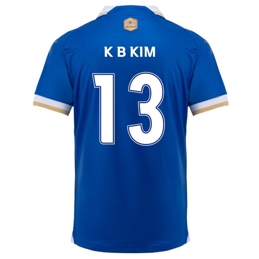 Dětské Bo-Kyung Kim #13 Modrá Bílá Domů Hráčské Dresy 2024/25 Dres