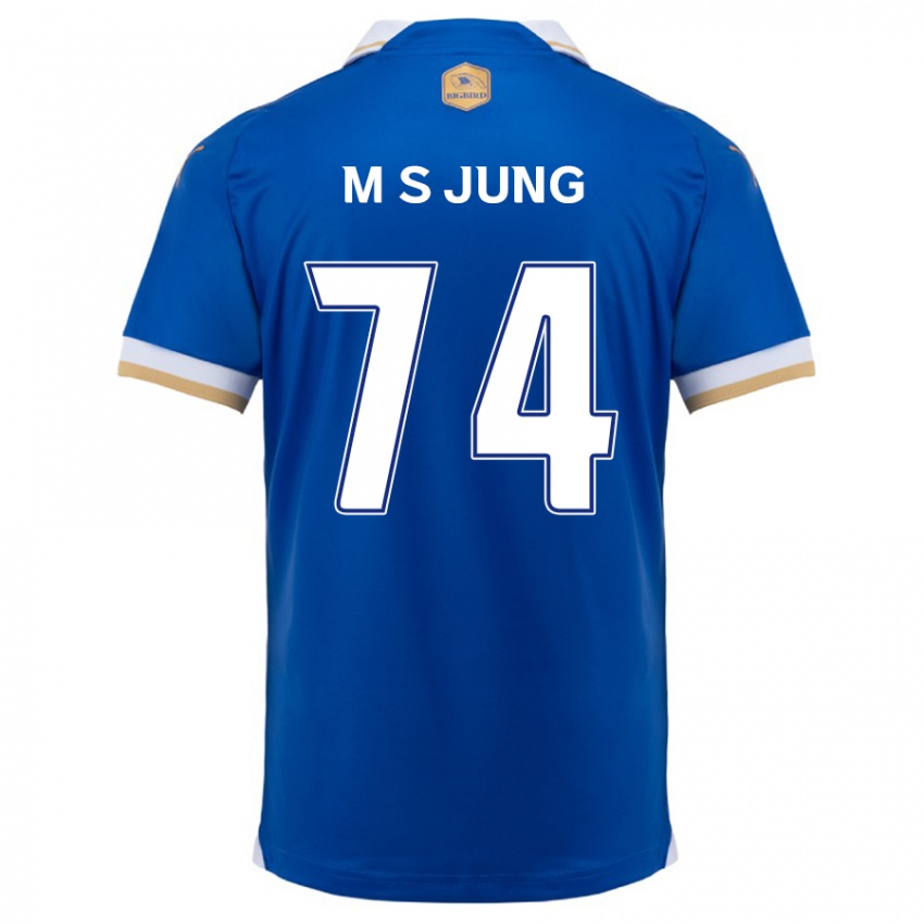 Dětské Sung-Min Jung #74 Modrá Bílá Domů Hráčské Dresy 2024/25 Dres