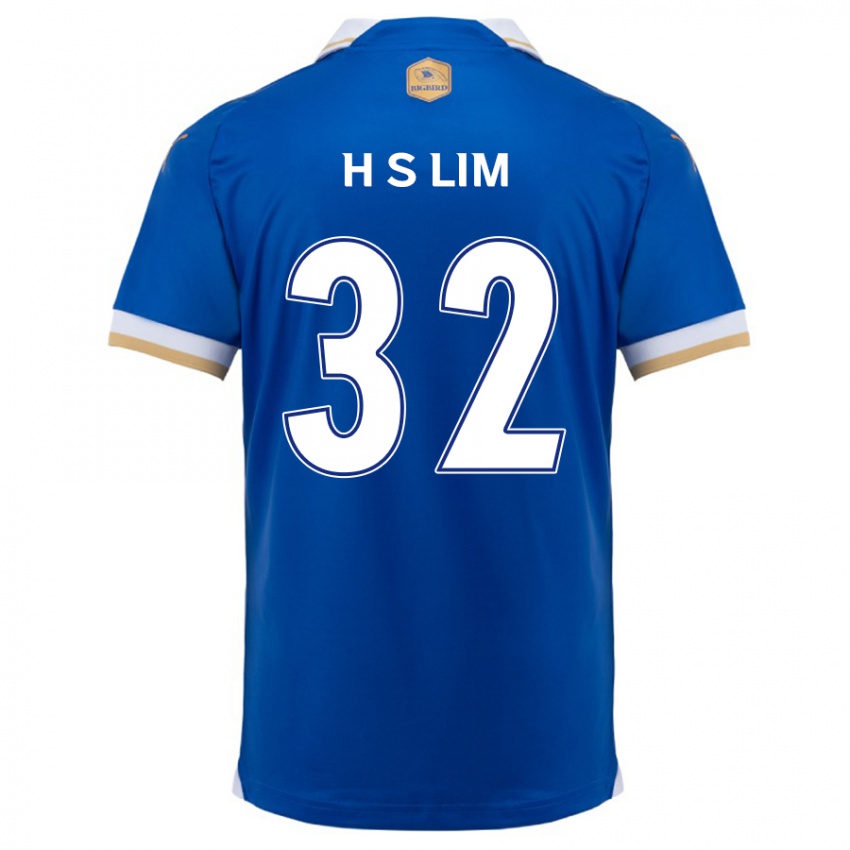 Dětské Seong-Hyeon Lim #32 Modrá Bílá Domů Hráčské Dresy 2024/25 Dres