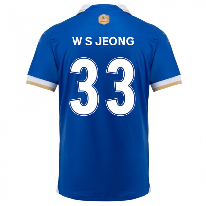 Dětské Seo-Woo Jeong #33 Modrá Bílá Domů Hráčské Dresy 2024/25 Dres