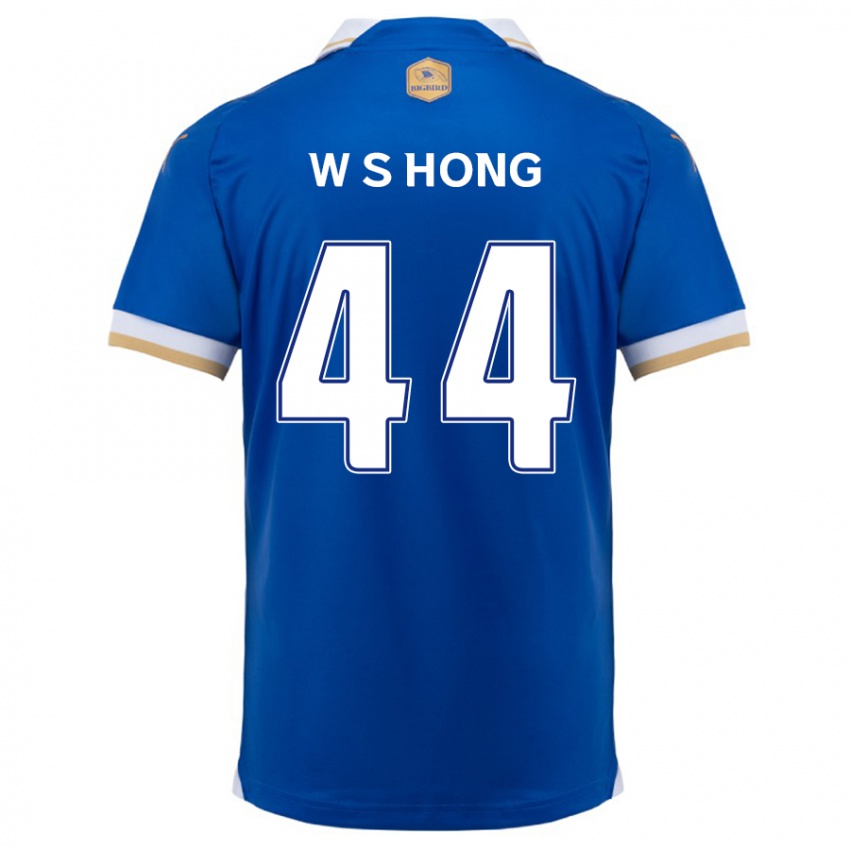 Dětské Sang-Won Hong #44 Modrá Bílá Domů Hráčské Dresy 2024/25 Dres