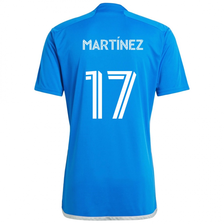 Dětské Josef Martínez #17 Modrá Bílá Domů Hráčské Dresy 2024/25 Dres