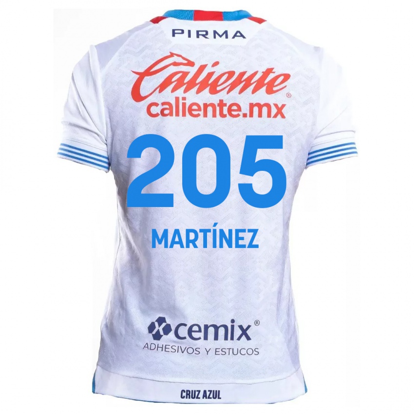 Dětské César Martínez #205 Bílá Modrá Daleko Hráčské Dresy 2024/25 Dres