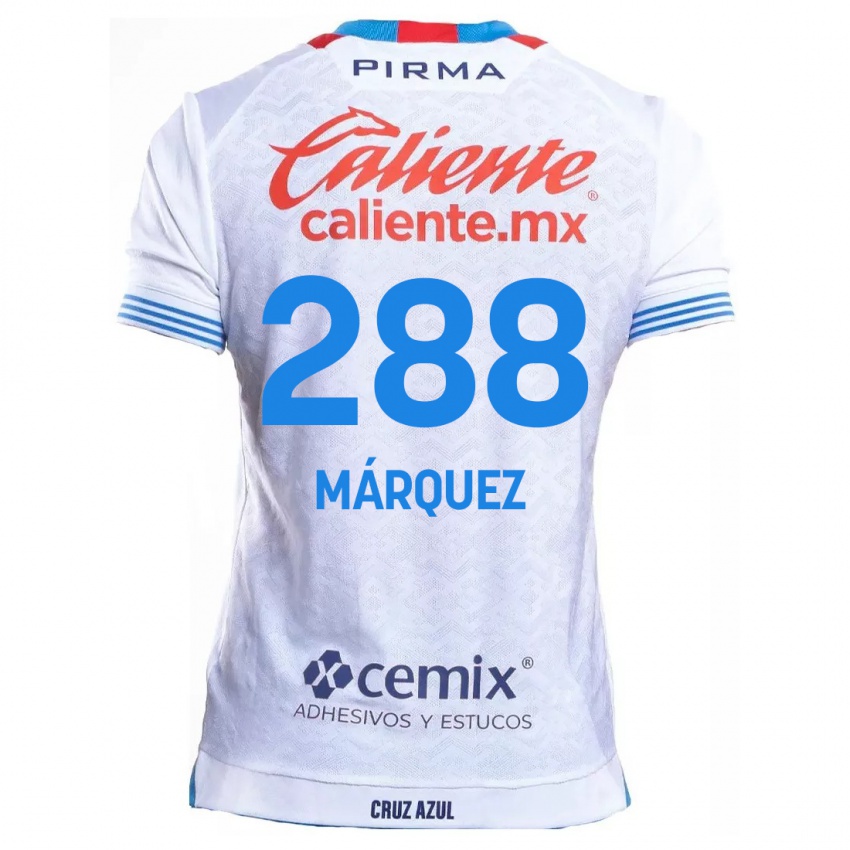 Dětské Víctor Márquez #288 Bílá Modrá Daleko Hráčské Dresy 2024/25 Dres