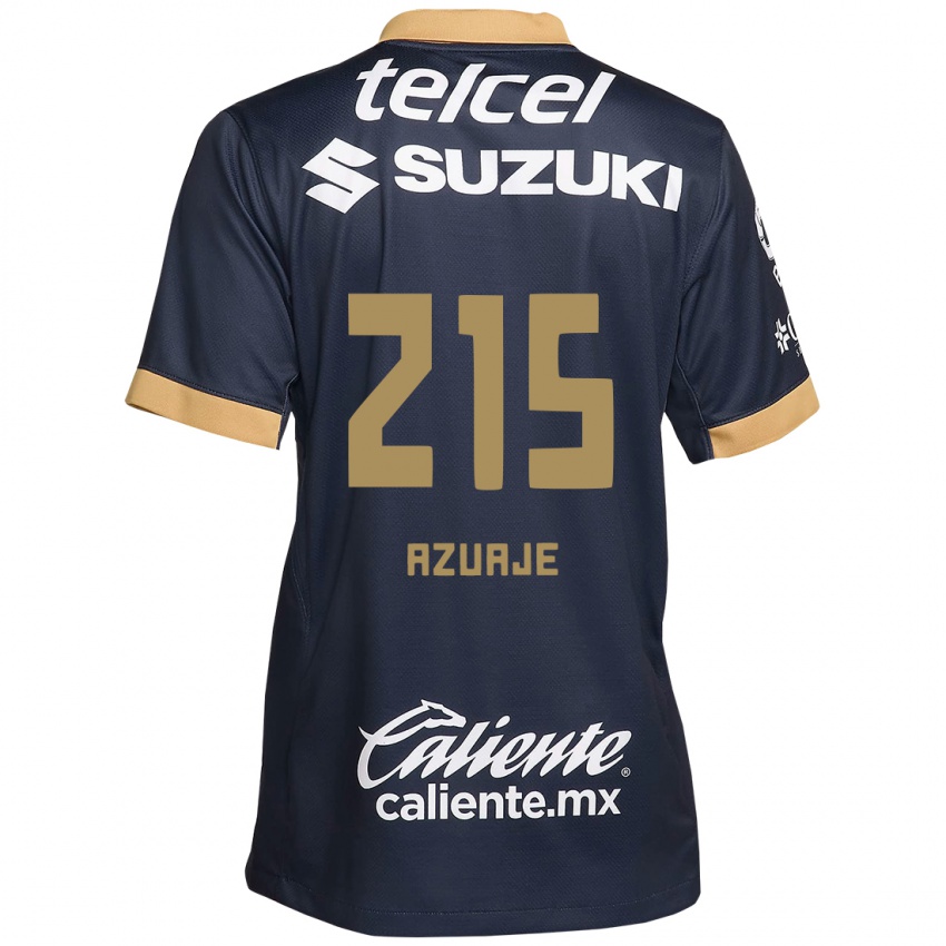 Dětské Ángel Azuaje #215 Obsidián Zlato Bílá Daleko Hráčské Dresy 2024/25 Dres