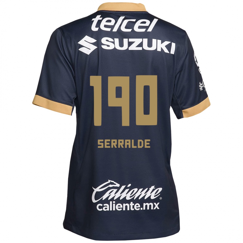 Dětské Gerardo Serralde #190 Obsidián Zlato Bílá Daleko Hráčské Dresy 2024/25 Dres