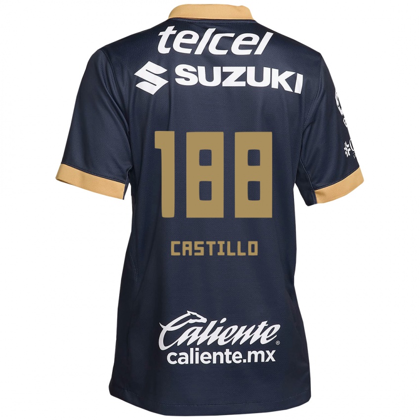 Dětské Christian Castillo #188 Obsidián Zlato Bílá Daleko Hráčské Dresy 2024/25 Dres