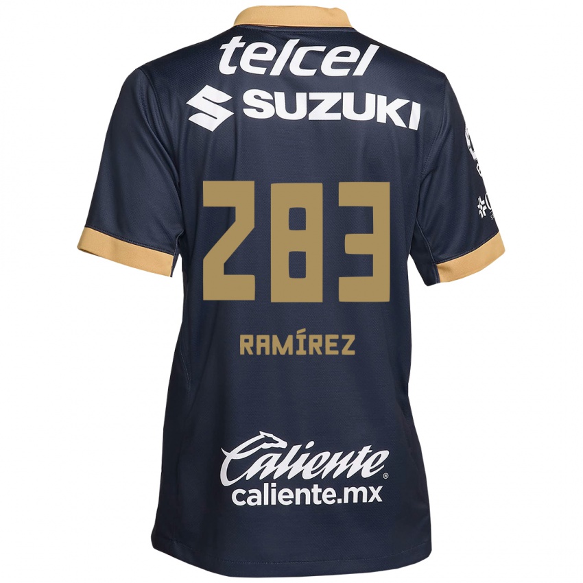 Dětské Dennis Ramírez #283 Obsidián Zlato Bílá Daleko Hráčské Dresy 2024/25 Dres