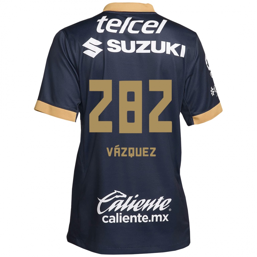 Dětské Austin Vázquez #282 Obsidián Zlato Bílá Daleko Hráčské Dresy 2024/25 Dres