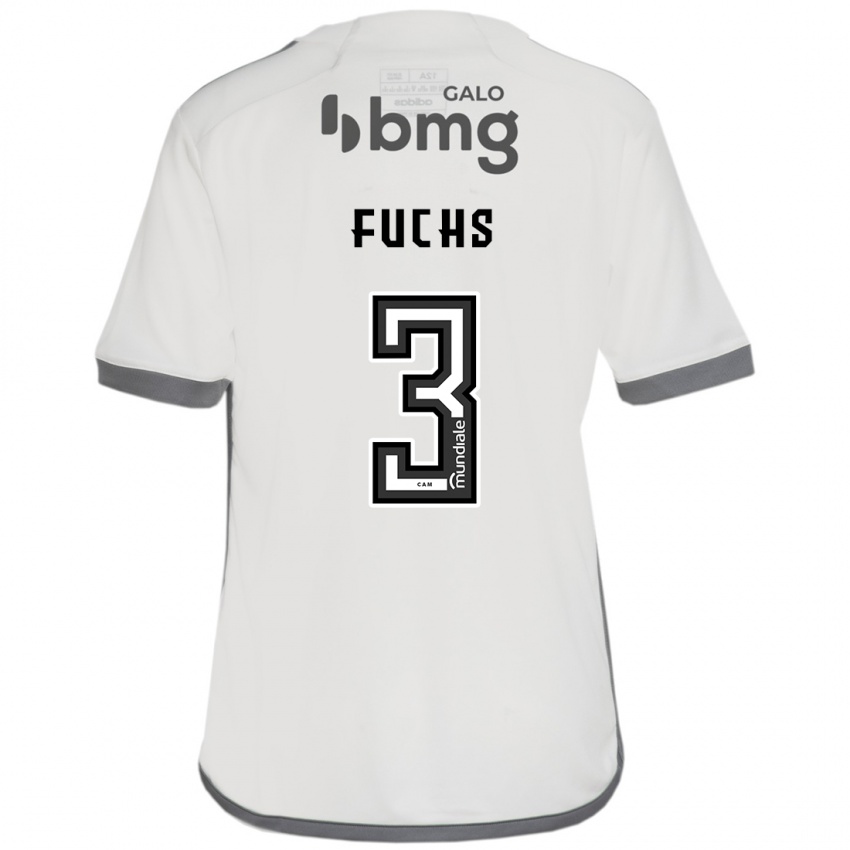 Dětské Bruno Fuchs #3 Off White Daleko Hráčské Dresy 2024/25 Dres