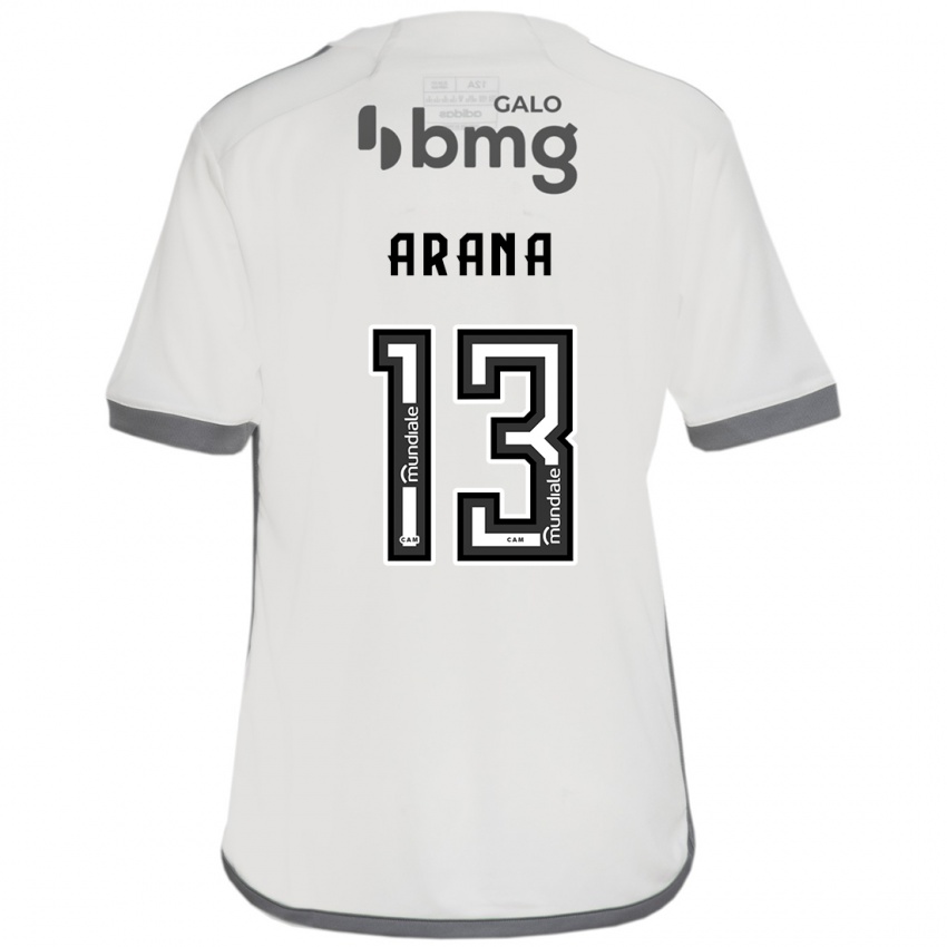 Dětské Guilherme Arana #13 Off White Daleko Hráčské Dresy 2024/25 Dres