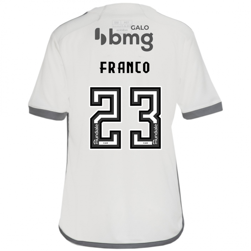 Dětské Alan Franco #23 Off White Daleko Hráčské Dresy 2024/25 Dres