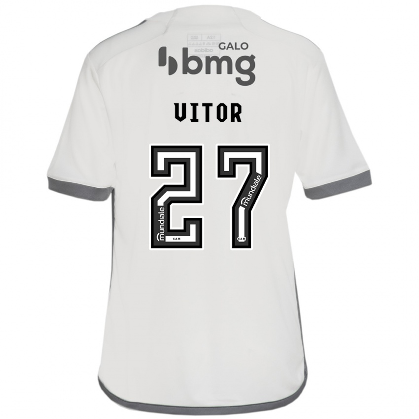 Dětské Paulo Vitor #27 Off White Daleko Hráčské Dresy 2024/25 Dres