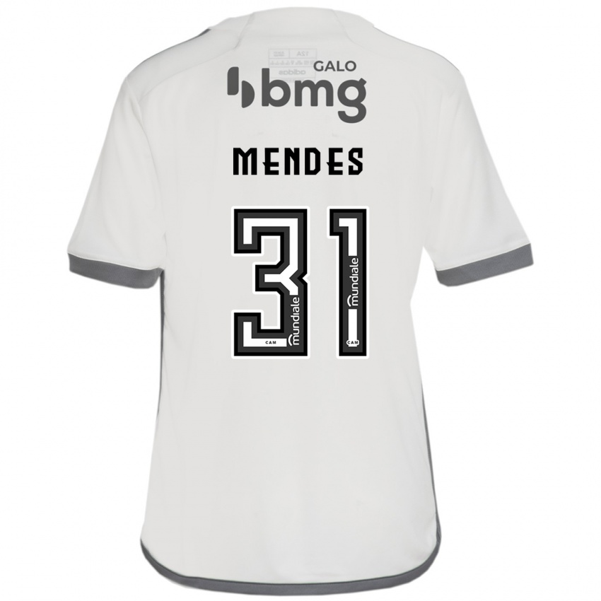 Dětské Matheus Mendes #31 Off White Daleko Hráčské Dresy 2024/25 Dres