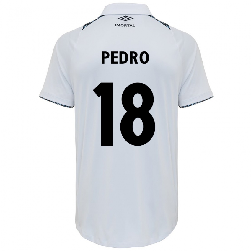 Dětské João Pedro #18 Bílá Modrá Daleko Hráčské Dresy 2024/25 Dres