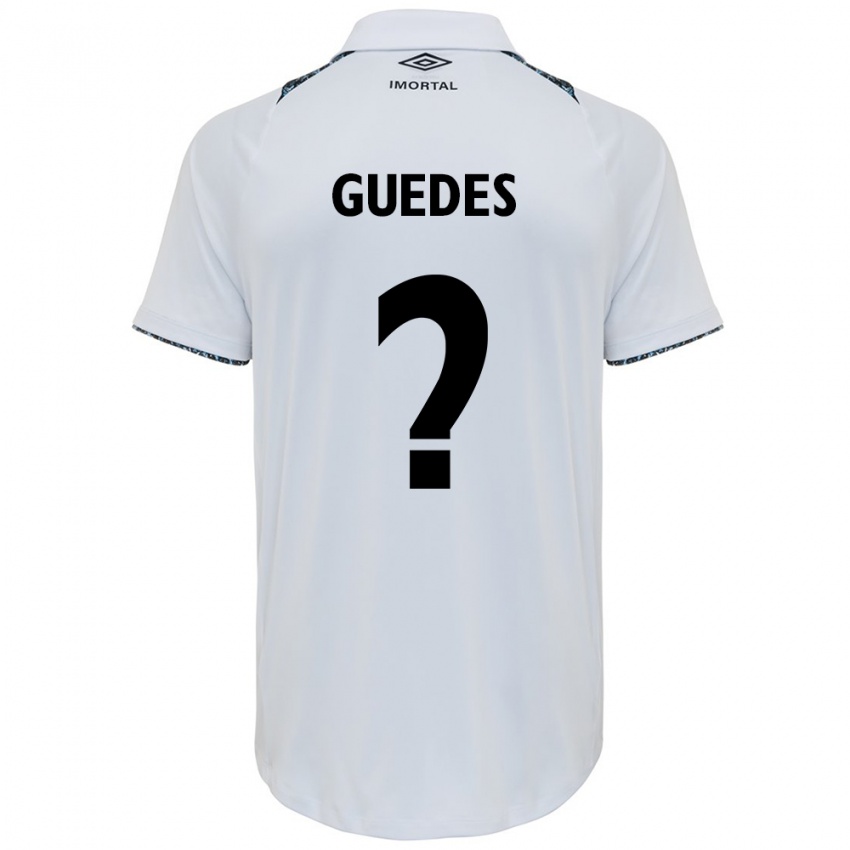 Dětské Guilherme Guedes #0 Bílá Modrá Daleko Hráčské Dresy 2024/25 Dres