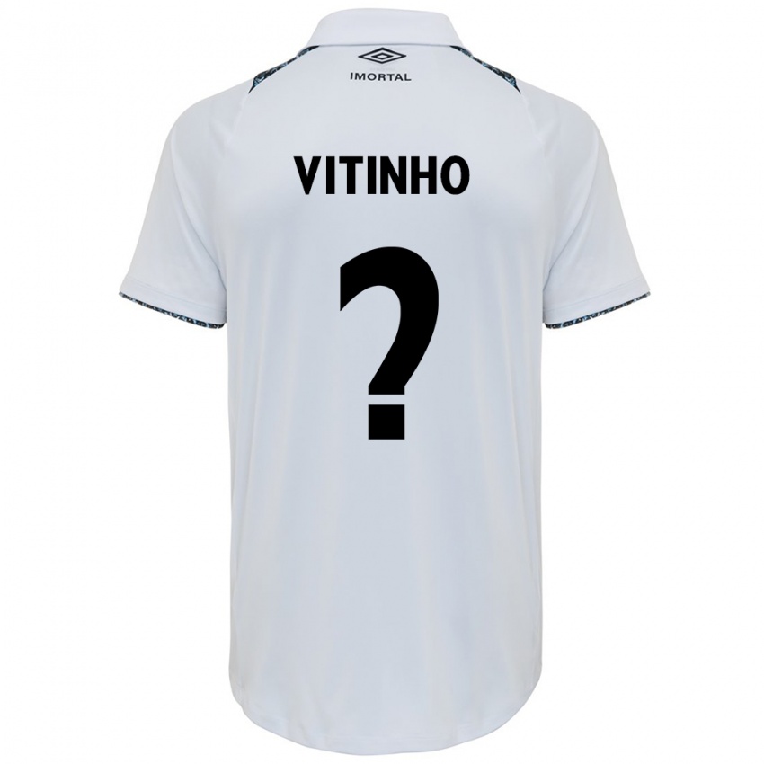 Dětské Vitinho #0 Bílá Modrá Daleko Hráčské Dresy 2024/25 Dres