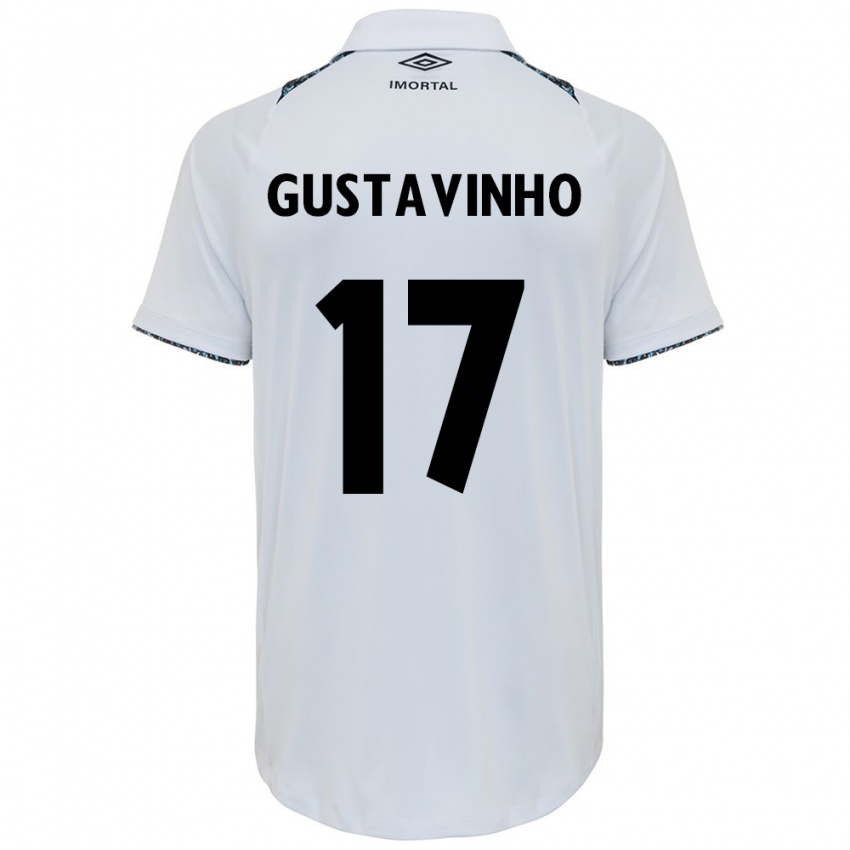 Dětské Gustavinho #17 Bílá Modrá Daleko Hráčské Dresy 2024/25 Dres