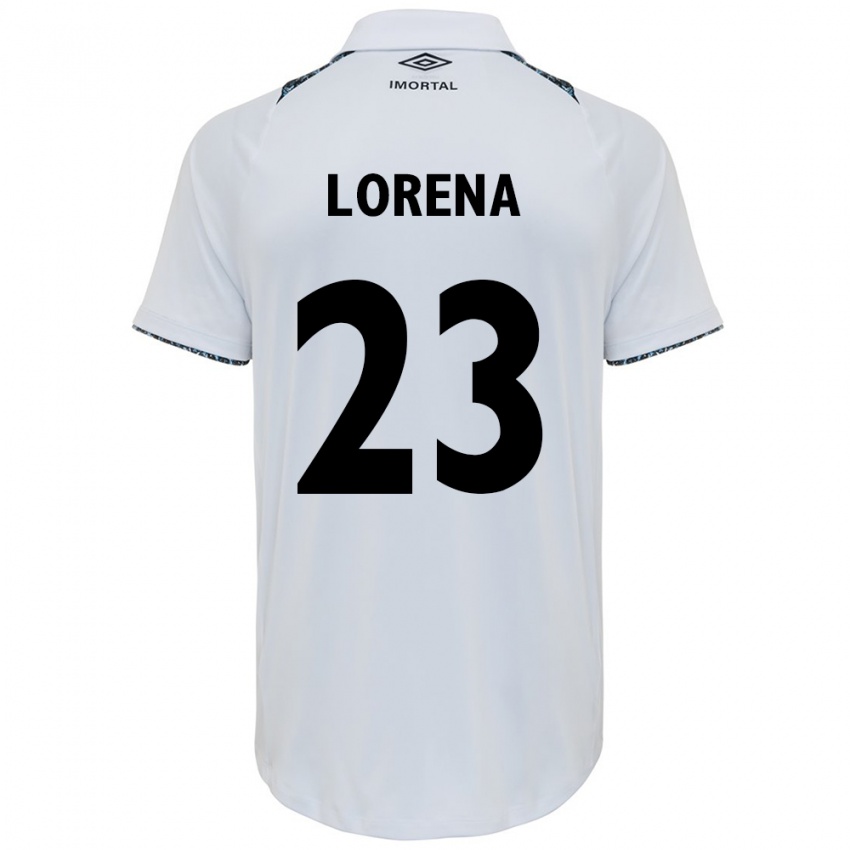 Dětské Lorena #23 Bílá Modrá Daleko Hráčské Dresy 2024/25 Dres