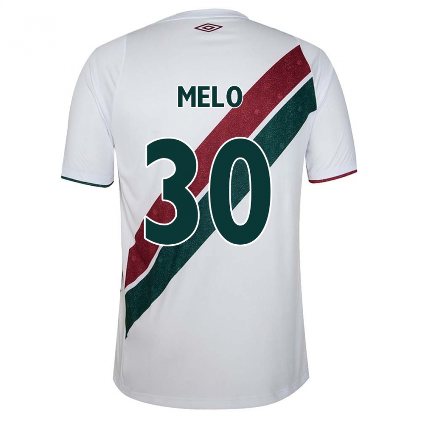 Dětské Felipe Melo #30 Bílá Zelená Kaštanová Daleko Hráčské Dresy 2024/25 Dres