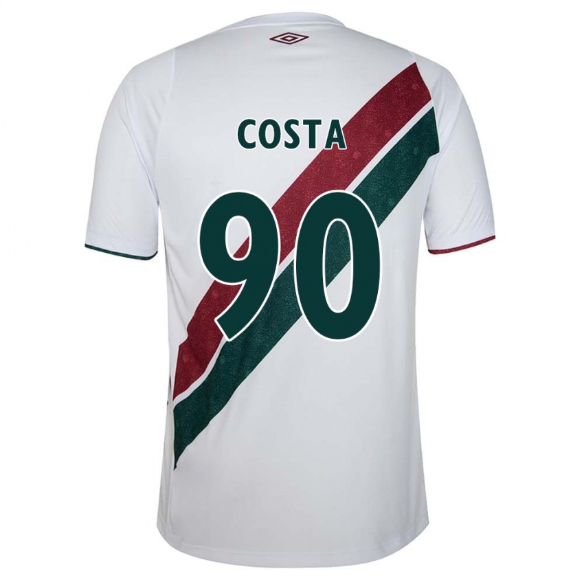 Dětské Douglas Costa #90 Bílá Zelená Kaštanová Daleko Hráčské Dresy 2024/25 Dres