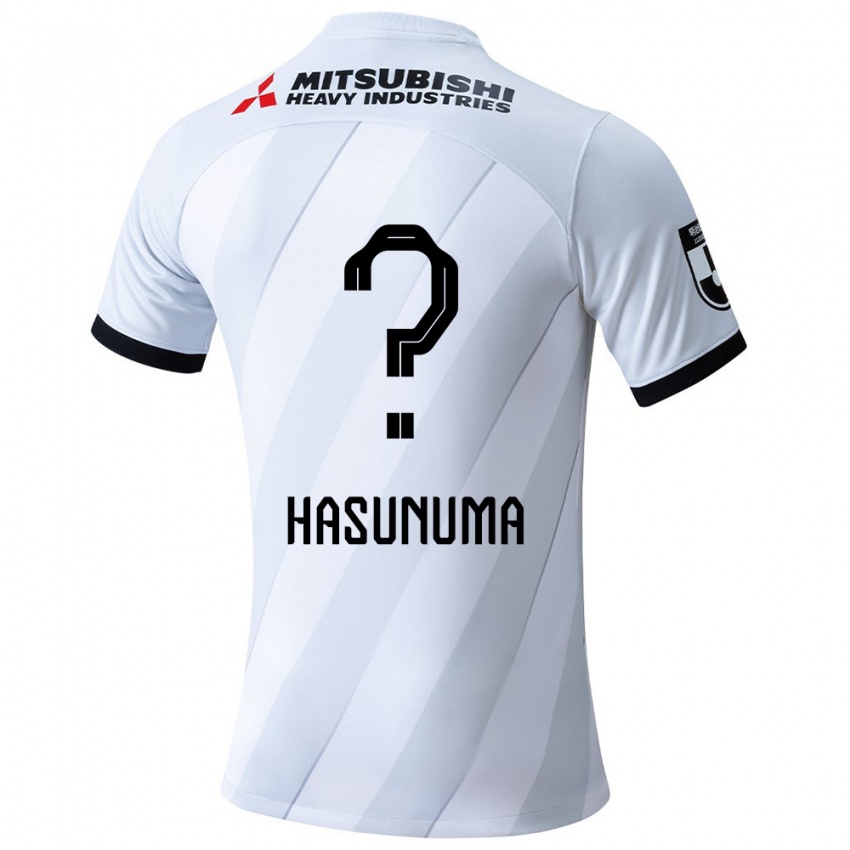 Dětské Shunsuke Hasunuma #0 Bílá Šedá Daleko Hráčské Dresy 2024/25 Dres