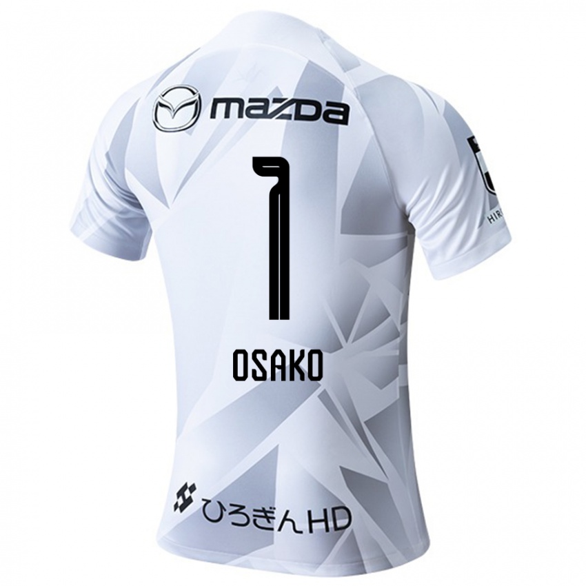 Dětské Keisuke Osako #1 Bílá Šedá Černá Daleko Hráčské Dresy 2024/25 Dres