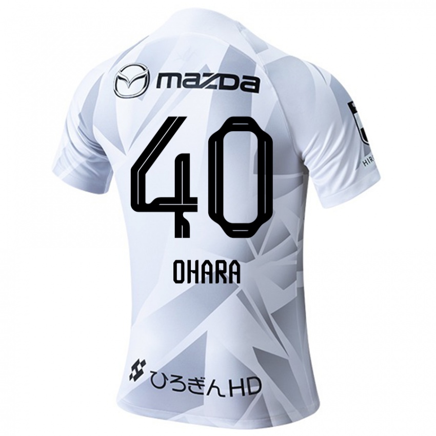 Dětské Motoki Ohara #40 Bílá Šedá Černá Daleko Hráčské Dresy 2024/25 Dres