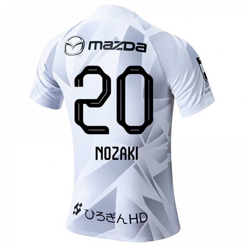 Dětské Kota Nozaki #20 Bílá Šedá Černá Daleko Hráčské Dresy 2024/25 Dres