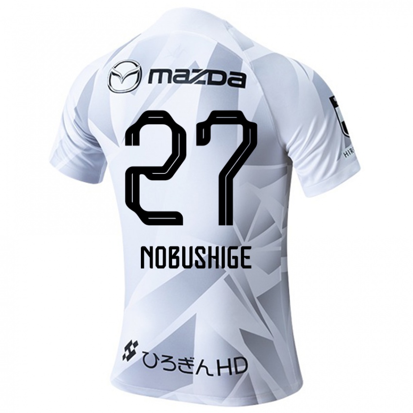 Dětské Ryojiro Nobushige #27 Bílá Šedá Černá Daleko Hráčské Dresy 2024/25 Dres