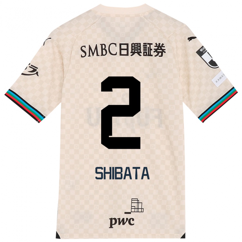 Dětské Shotaro Shibata #2 Bílá Šedá Daleko Hráčské Dresy 2024/25 Dres