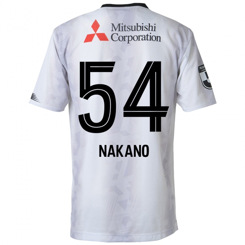 Dětské Yui Nakano #54 Bílý Černý Daleko Hráčské Dresy 2024/25 Dres